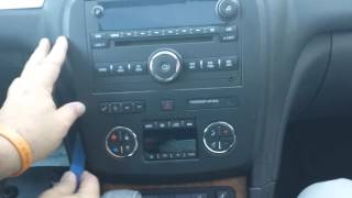 How to Remove Radio CD Changer from Buick Enclave 2008 for Repair