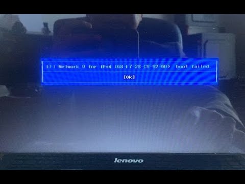 Efi network 0 for ipv4/ipv6 boot failed Lenovo - boot failed. Решение проблемы загрузки Lenovo