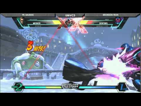 FGTVLive UMvC3 (4/21/12) Sessions - PR Balrog Vs. Bronson Tran FT3 Set 2