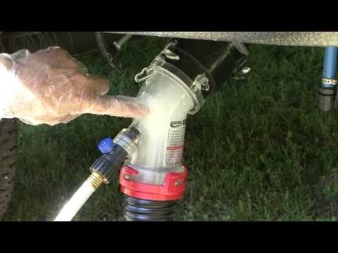 RV Hydro Flush Tank Flushing Solution
