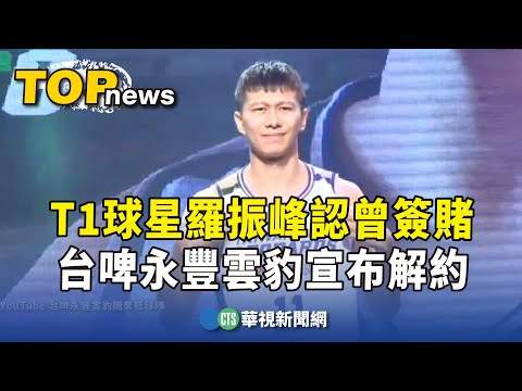 T1球星羅振峰認曾簽賭　台啤永豐雲豹宣布解約