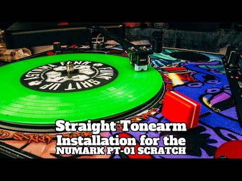 Bihari Tonearm Installation for the Numark PT-01 Scratch Portable Turntable | JAM1PHOTO.com