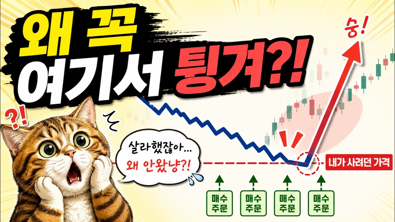 분할매수 지정가 바로 위에서 튕기는 이유 3가지와 대응법 — 존 매수(스케일-인), 시간 분할, 추격매수 금지 (AI 펀드매니저 8편)