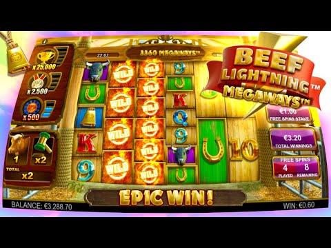 Beef Lightning MegaWays Slot Review (Big Time Gaming) | Win to 56,000x