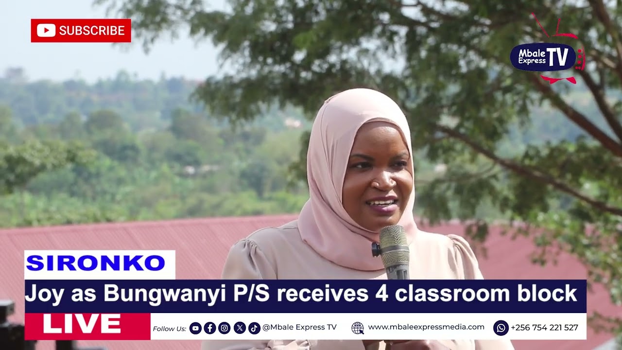 Sironko: Joy as Bungwanyi Primary School receives new 4 class room block 