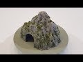 How to make a Paper Mountain Maché for Model Trains HO