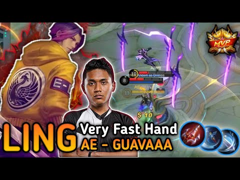 Very Fast Hand Movement Ling Rip Enemies!!! | Ling Top Global – AE GUAVAAA! – Mobile Legends