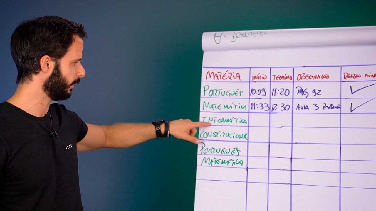 CRONOGRAMA DE ESTUDO QUE EU USEI PARA SER 1º LUGAR EM 2 CONCURSOS