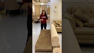 Sofa Cum Bed ghar laa kar set kiya 😍 #priyalkukreja #shorts #ytshorts