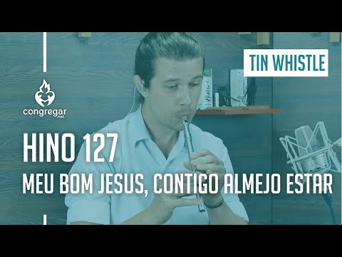 Hino 127 - Meu bom Jesus, Contigo almejo estar - Tin Whistle - Hinário 5 - CCB - Flauta Irlandesa