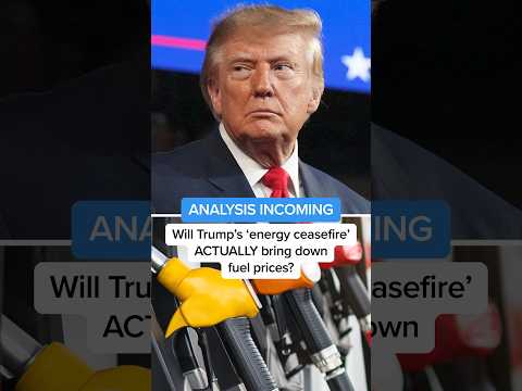 Will Trump's 'energy ceasefire' ACTUALLY bring down fuel prices?