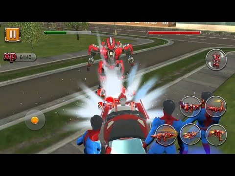 ► Robot Crocodile Attack 2018 | New Robot Transforming Crocodile Robot vs Car Robot & City Superhero