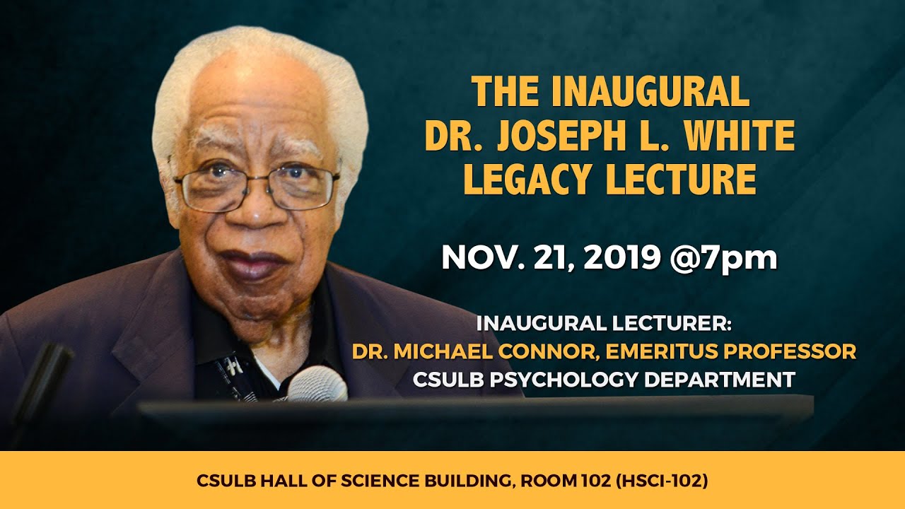Dr.Joseph L. White Legacy Inaugural Lecture - YouTube