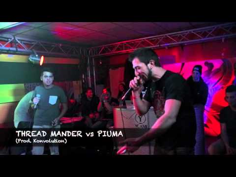 HONIRO FREESTYLE BATTLE 1° EDIZIONE   THREAD MANDER vs PIUMA (prod  Konvolution)