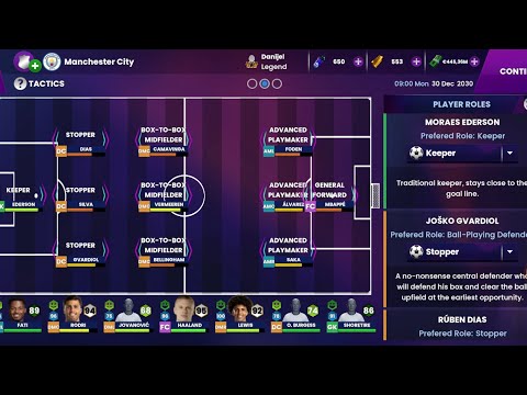 SM24 PLAYER ROLES WIN ⚽️⚽️⚽️ #sm2024 #sm24 #soccermanager #soccermanager2024