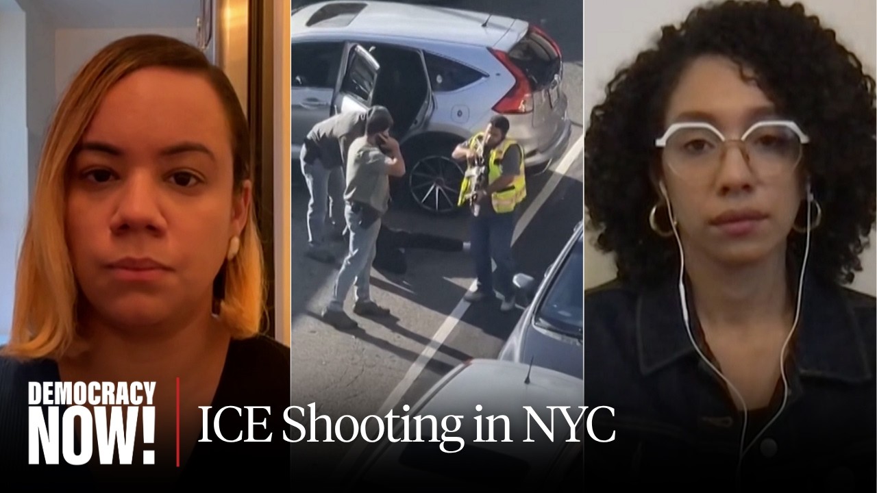 ICE agents shoot man in neck during Bronx arrest as five-year-old child sits in back seat