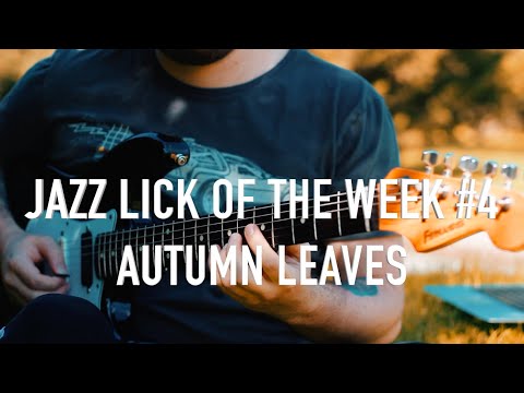 Jazz lick of the week #4 / AUTUMN LEAVES IDEA / Manu Jaramillo