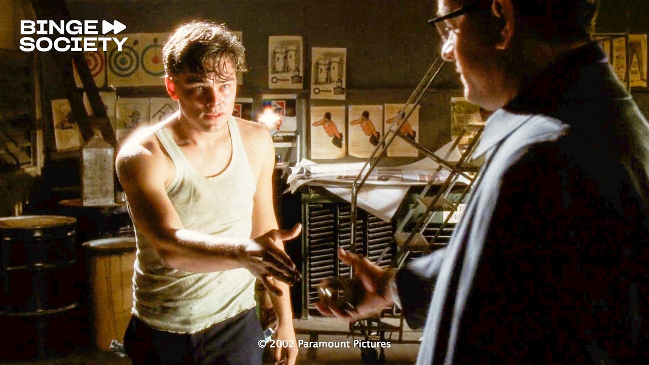 Catch Me If You Can (2002): "Merry Christmas! You're under arrest!" | Full Scene