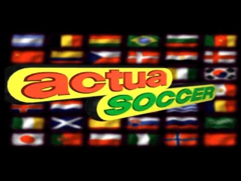 Actua Soccer 1995 Playstation Gameplay - Round 1
