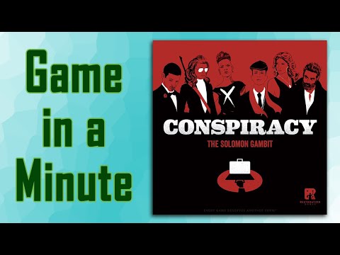Game in a Minute: Conspiracy: The Solomon Gambit
