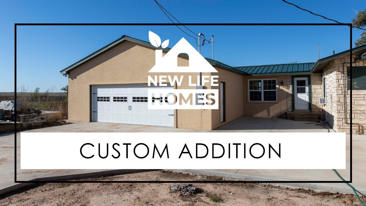 South Soncy Designed Garage Addition – New Life Homes