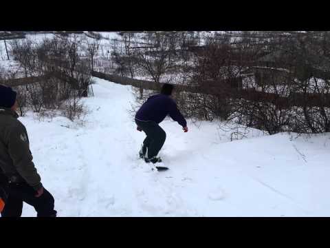 Lectii de Snowboard pe la Buliu mori de ras