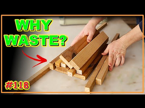 THE PERFECT PROJECT TO GIVE WOOD SCRAPS A PURPOSE (VIDEO #118) #woodworking #woodwork #joinery