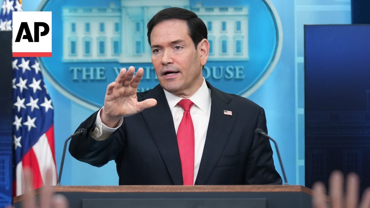 Video | Rubio says he hopes China talks to Iran about opening the Strait of Hormuz
