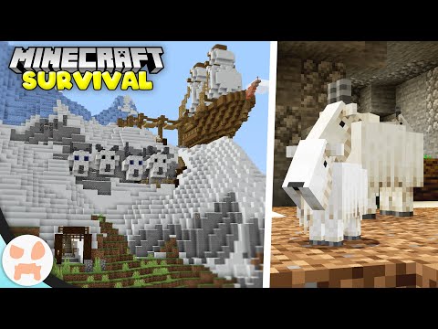 wattles - BUILDING THE BEST GOAT HOME! | Minecraft 1.18 Survival (Episode 4)