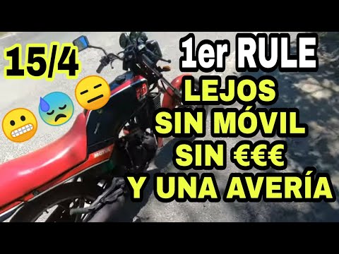 1ª PRUEBA CARRETERA😬..VOY LEJOS, SIN MÓVIL, SIN DINERO Y AVERÍA🥵…MOTO TRUCADA RD 80