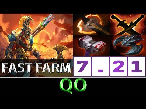 QO [Troll Warlord] Fast Farm 763 GPM Sea Ranked ► Dota 2 7.21