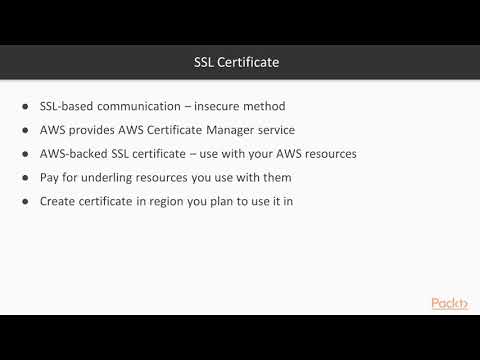 AWS Administration – Database Networking and Beyond Creating SSL Certificates | packtpub com