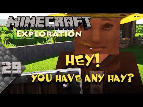 Minecraft Exploration || Large Biomes || Ep. 29 - "Hey! You have any hay?" || Chroma Hills