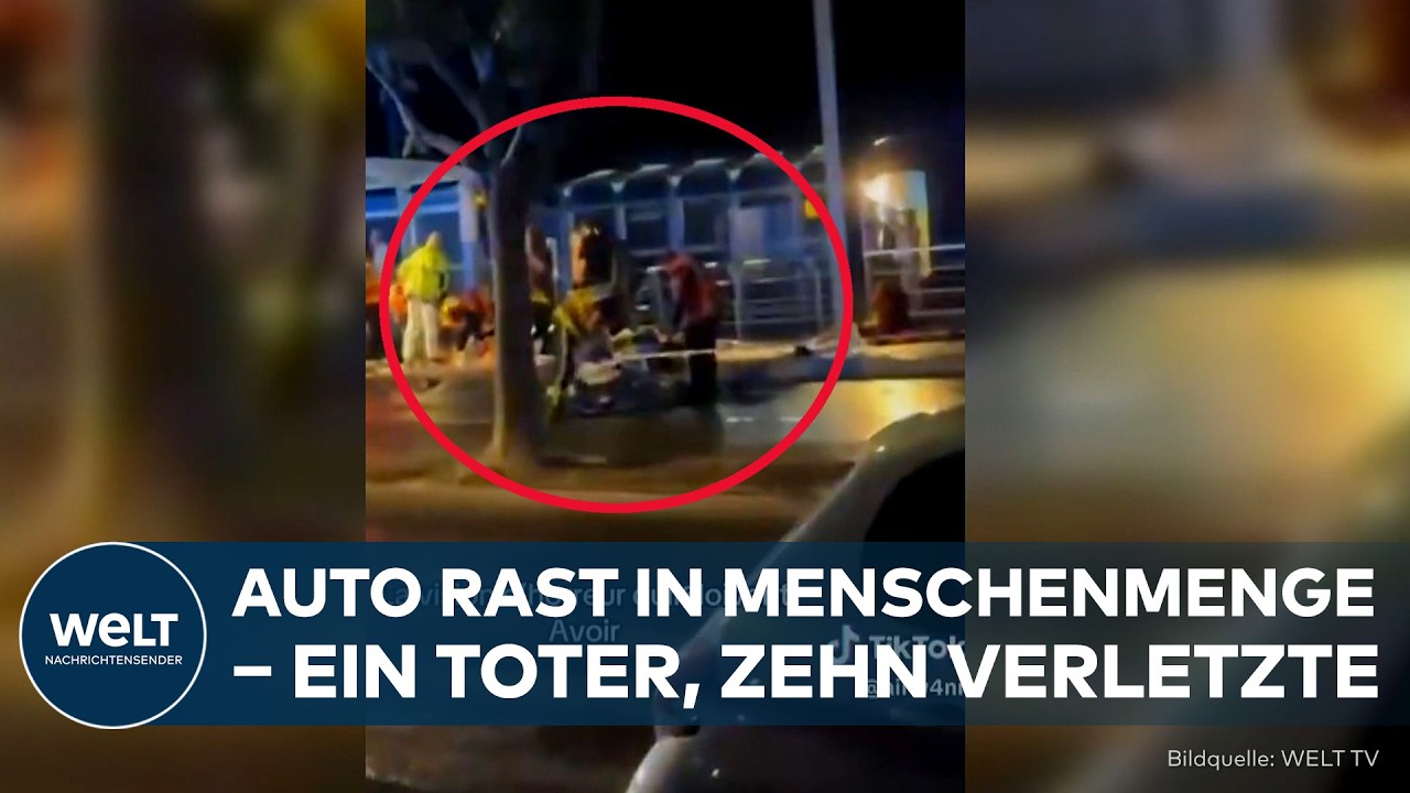 FRANKREICH: Auto rast in Menschenmenge – Was hinter dem Drama von Caen wirklich geschah