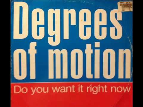 Degrees Of Motion - Do You Want It Right Now (Richie's 94 Mix)