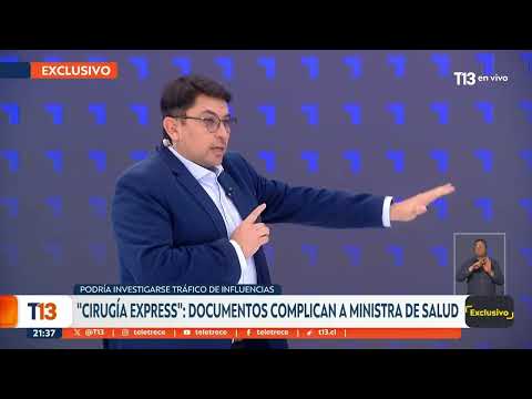 "Cirugía express": documentos complican a ministra de Salud