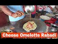 Egg Rabadi With Layer Of Cheese Omelette Yadav Omelette Center Surat Street Food
