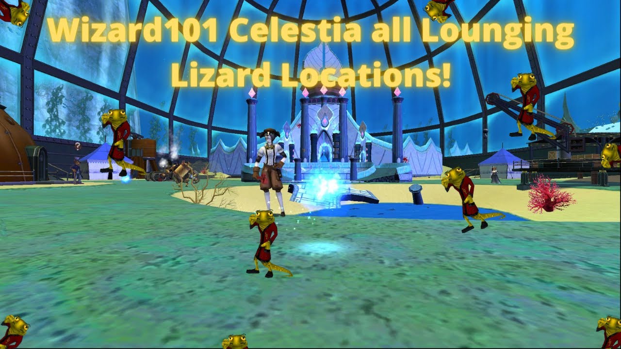 Wizard101: Celestia | Finding the Lounging Lizards locations
