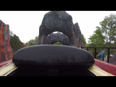 Onride: 'Dino splash' 💦🦕🌴 HD/POV 2019 - Plopsaland de panne