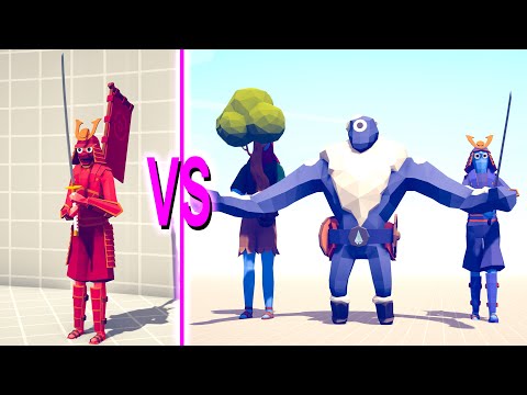 SHOGUN vs SECRET Team - Totally Accurate Battle Simulator TABS