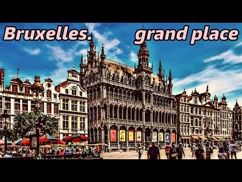 grand place in Bruxelles city Belgium that is the biggest castle in Belgium