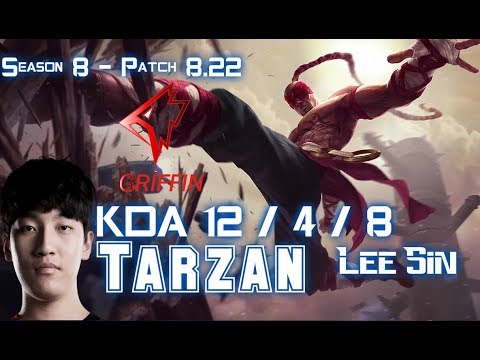 GRF Tarzan LEE SIN vs CAMILLE Jungle - Patch 8.22 KR Ranked
