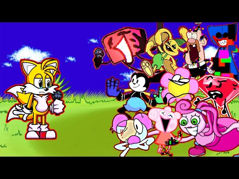 FNF - Chasing (V4) But All Pibby Characters Sings It 🎤 (Every Turn a Different Character Sings)