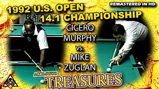 CICERO MURPHY vs MIKE ZUGLAN - 1992 US Open 14.1 Championship