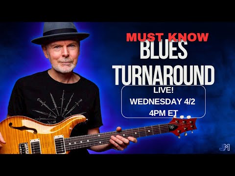 Live Blues Guitar Workshop: How to Nail the I-VI-II-V Turnaround