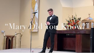 Emmet Cahill - 11/30/2024 - MARY DID YOU KNOW? - Los Altos, CA - December 4, 2024
