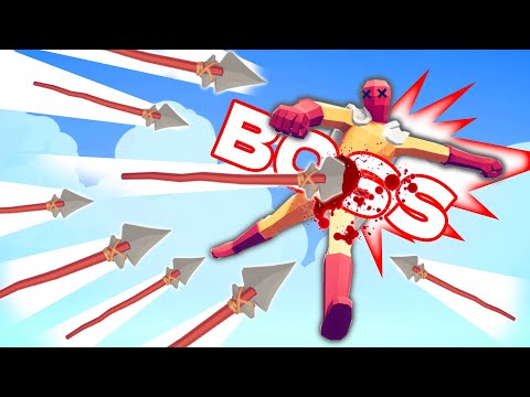 EVERY STRONGEST BOSS vs GOD SPEAR THROW | TABS - Totally Accurate Battle Simulator