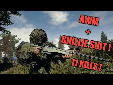 AWM + GHILLIE Suit PUBG Mobile | AWM GHILLIE Suite COMBO PUBG Mobile