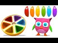 Learn Colors And Numbers For Kids Hop Hop The Owl Cartoon Educational Toys For Babies