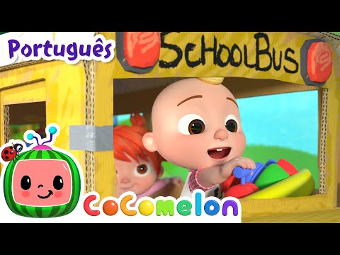Capa de CoComelon em Português | As rodas do onibus (versão peça) | Músicas Infantis | Desenhos Animados